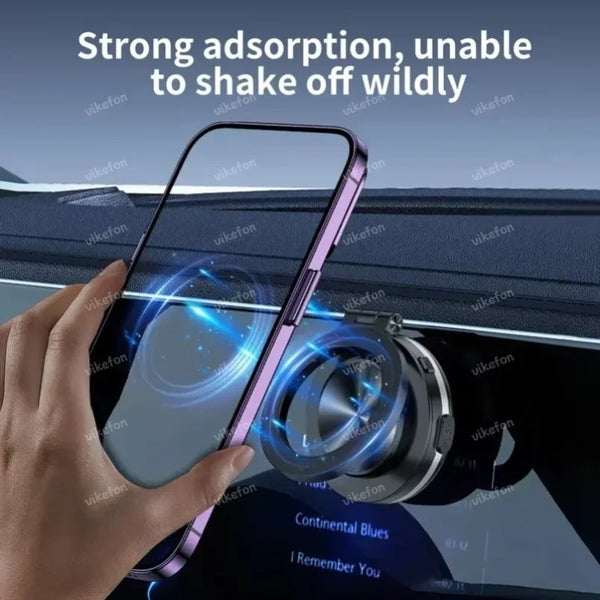 MagSafe Car Phone Mount - 360° Rotating Magnetic Stand for iPhone 16/15/14/13/12l...